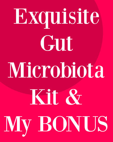 Exquisite Gut Microbiota Kit & My Bonus Protocol: Greens, Probiotic Caps, Galactan, Digest, HCL, Premier